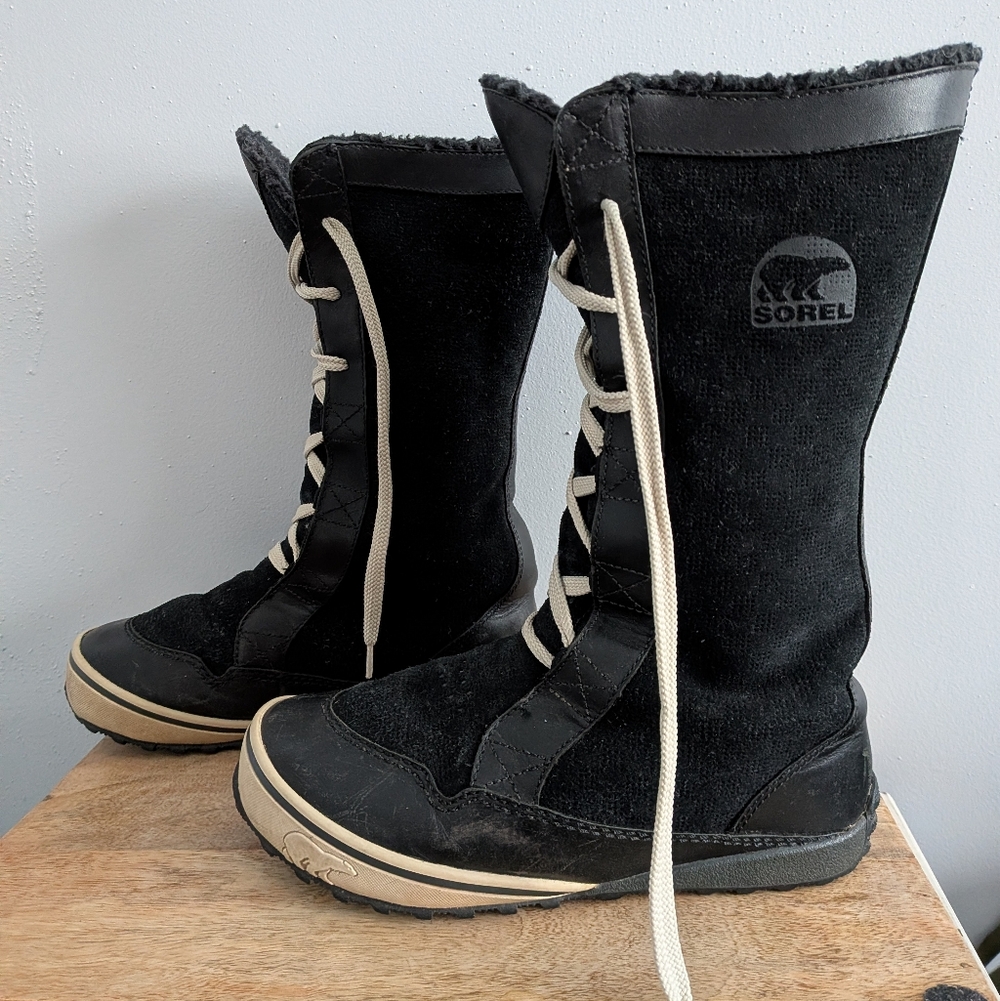 Sorel Mackenzie Lace Tall Boots